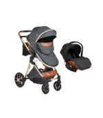 Cangaroo Alma kolica za bebe 2u1 Black, 0m+