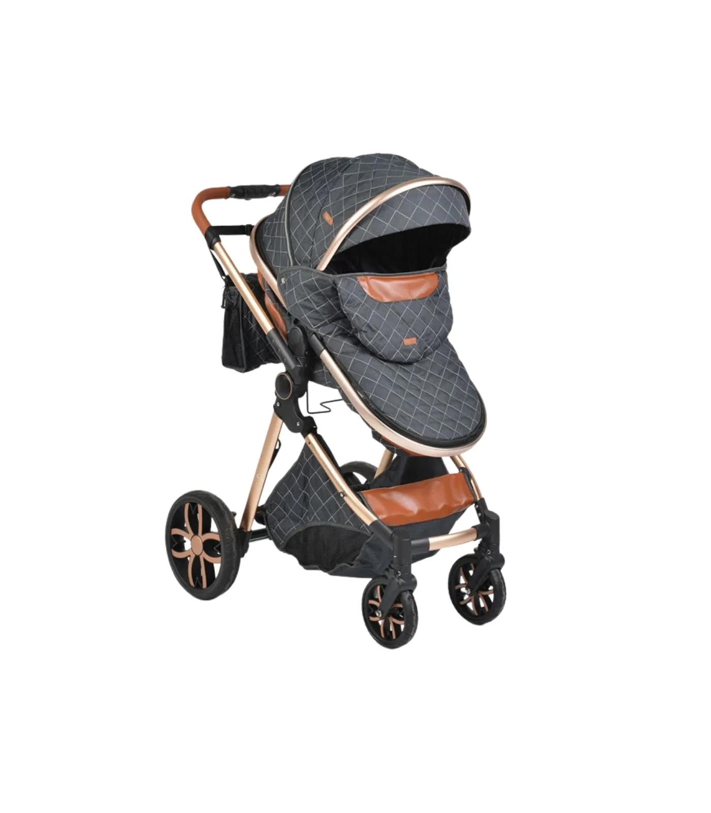 Cangaroo Alma kolica za bebe 2u1 Black, 0m+ - Slika 2
