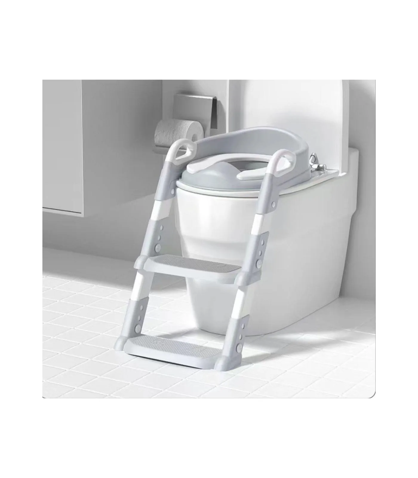 6 Dečiji adapter za wc šolju / stepenice / merdevine sklopive za toalet - Slika 1