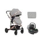 Kikka Boo Amaia Premium kolica za bebe 3u1 SIVA