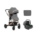 Kikka Boo Amaia Premium kolica za bebe 3u1 Tamno Siva