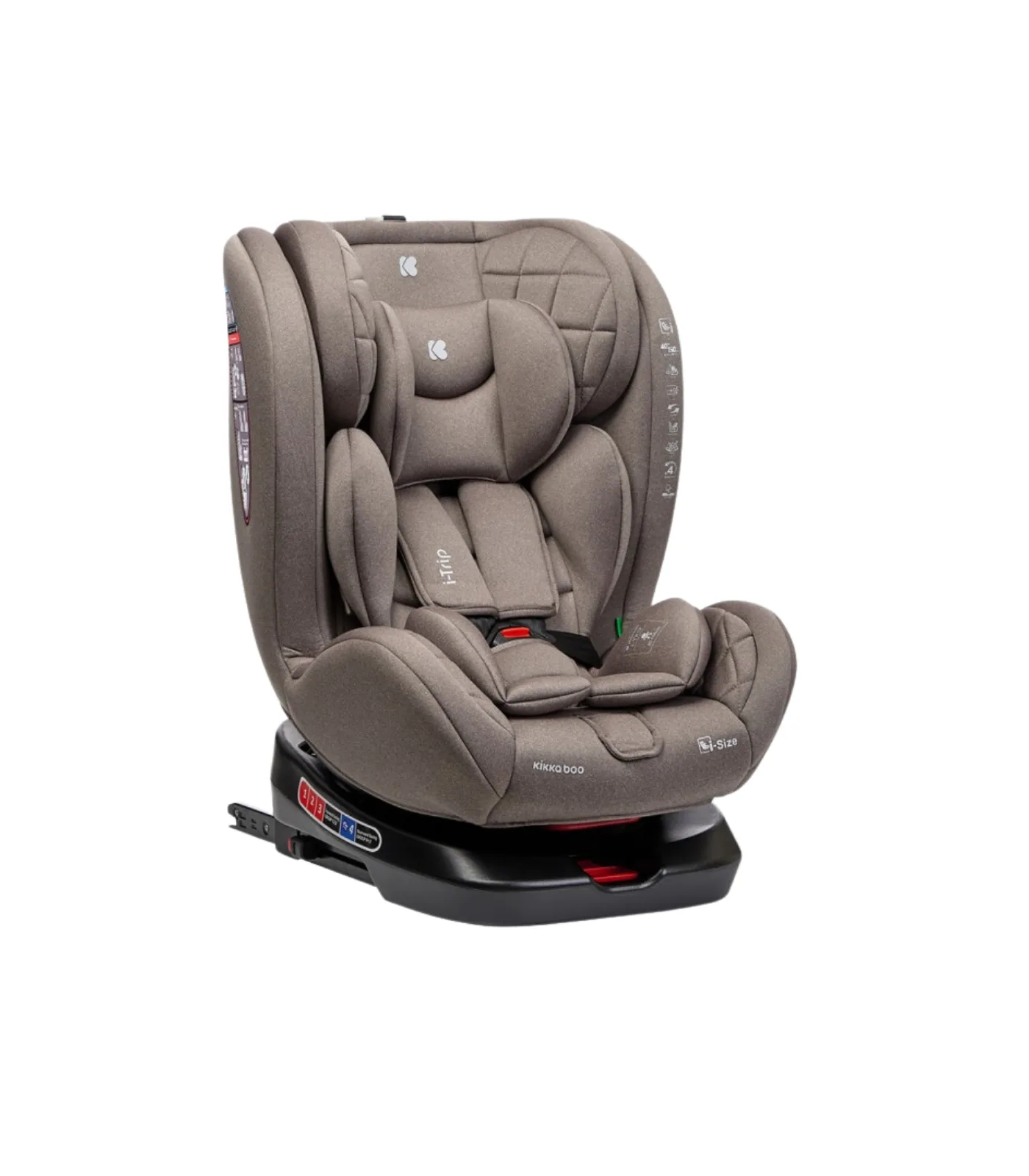 KIKKA BOO AUTO SEDISTE I-SIZE (40-150 CM) I-TRIP BEZ - Slika 1