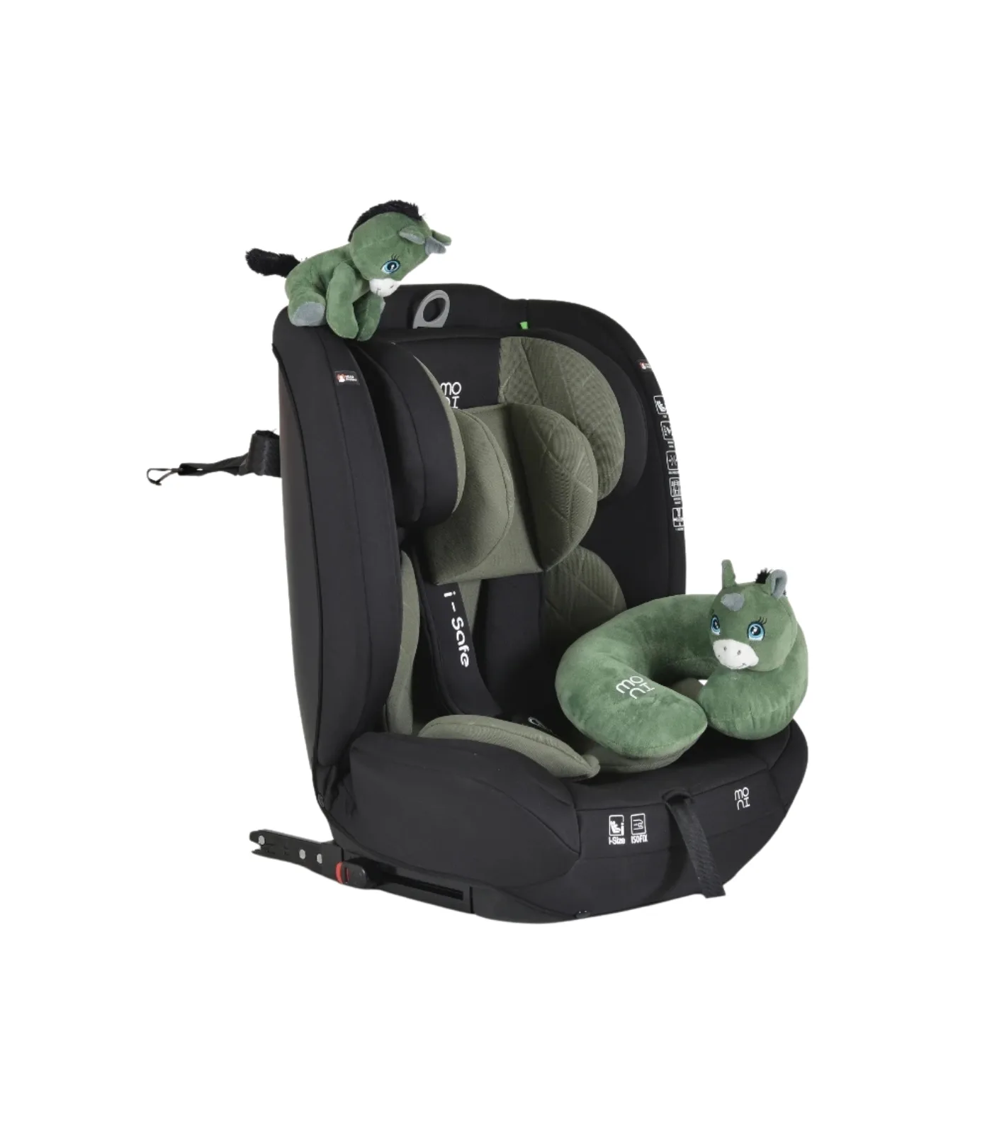 2 Cangaroo i-Safe auto sedište i-Size Zelena, 76-150 cm Isofix - Slika 1