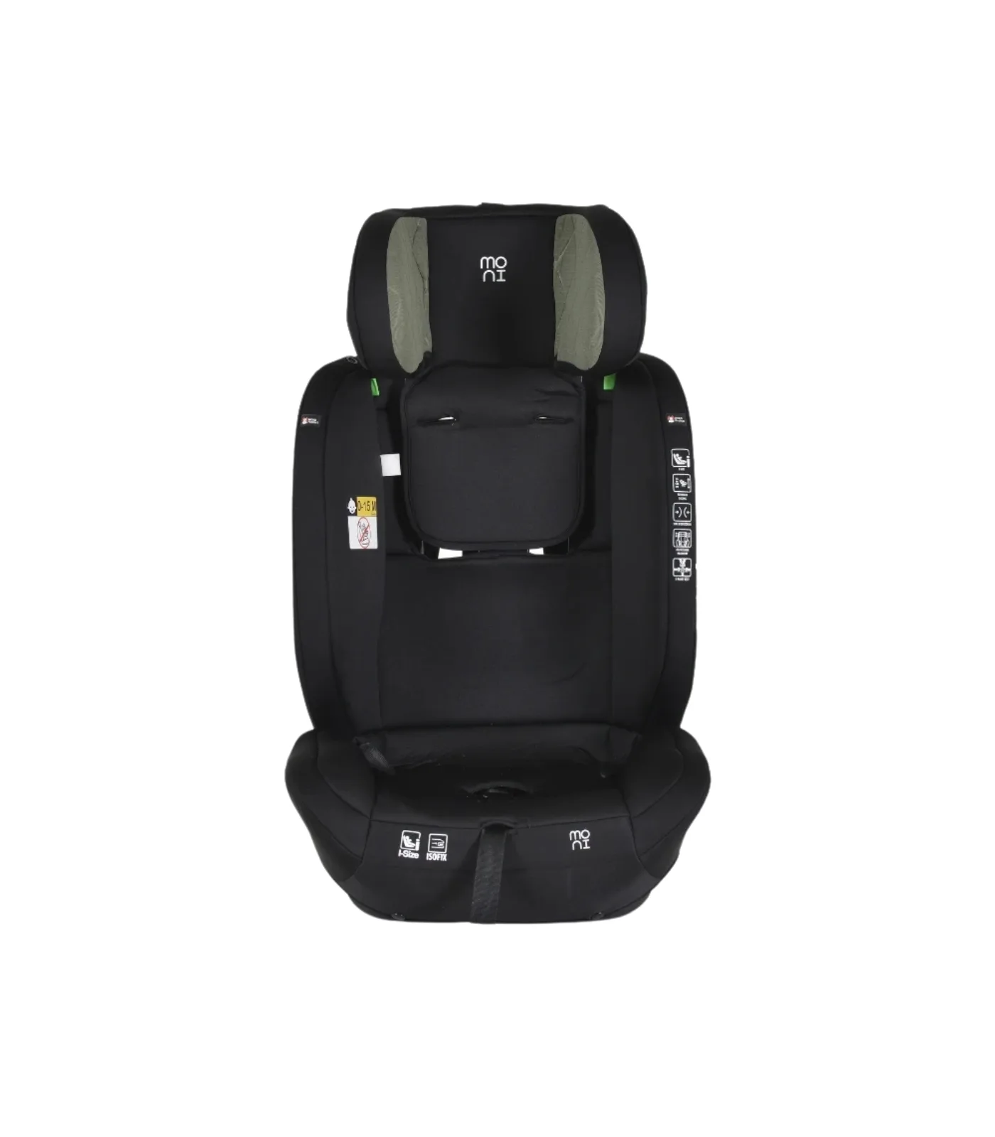 Cangaroo i-Safe auto sedište i-Size Zelena, 76-150 cm Isofix - Slika 3