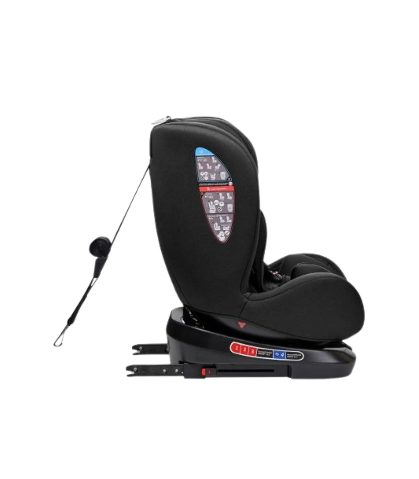 KIKKA BOO AUTO SEDISTE I-SIZE (40-150 CM) I-TRIP CRNA - Slika 6