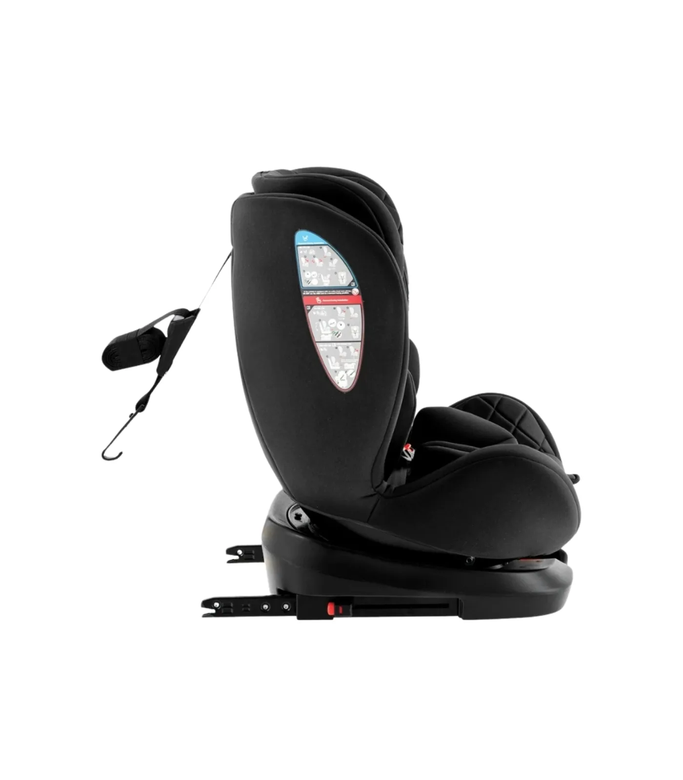 KIKKA BOO AUTO SEDISTE I-SIZE (40-150 CM) I-TRIP CRNA - Slika 5