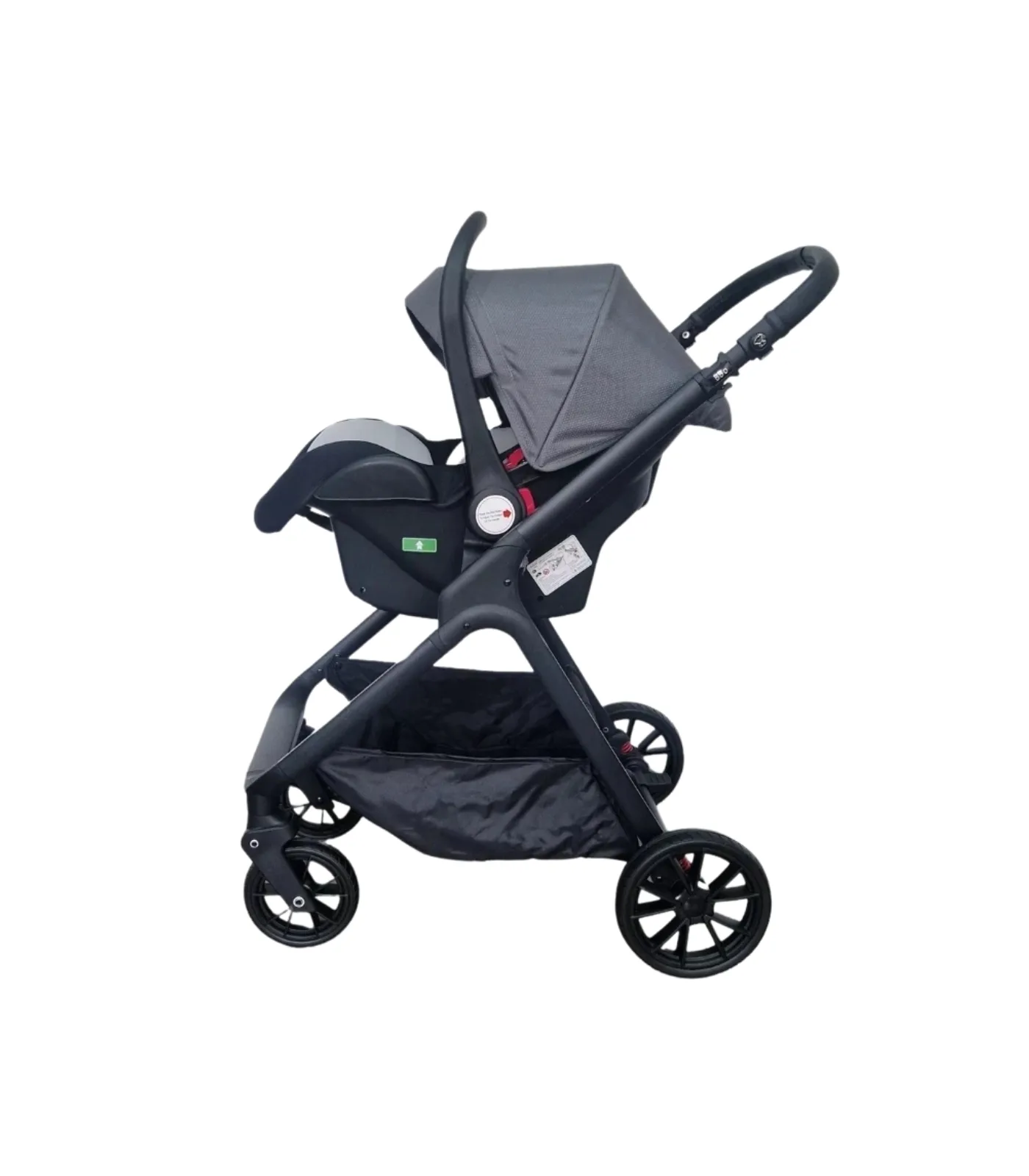 BBO MamaMia kolica za bebe 3u1 Siva, 0m+ - Slika 7