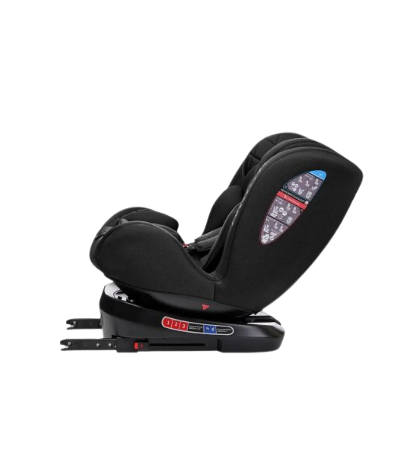 KIKKA BOO AUTO SEDISTE I-SIZE (40-150 CM) I-TRIP CRNA - Slika 4