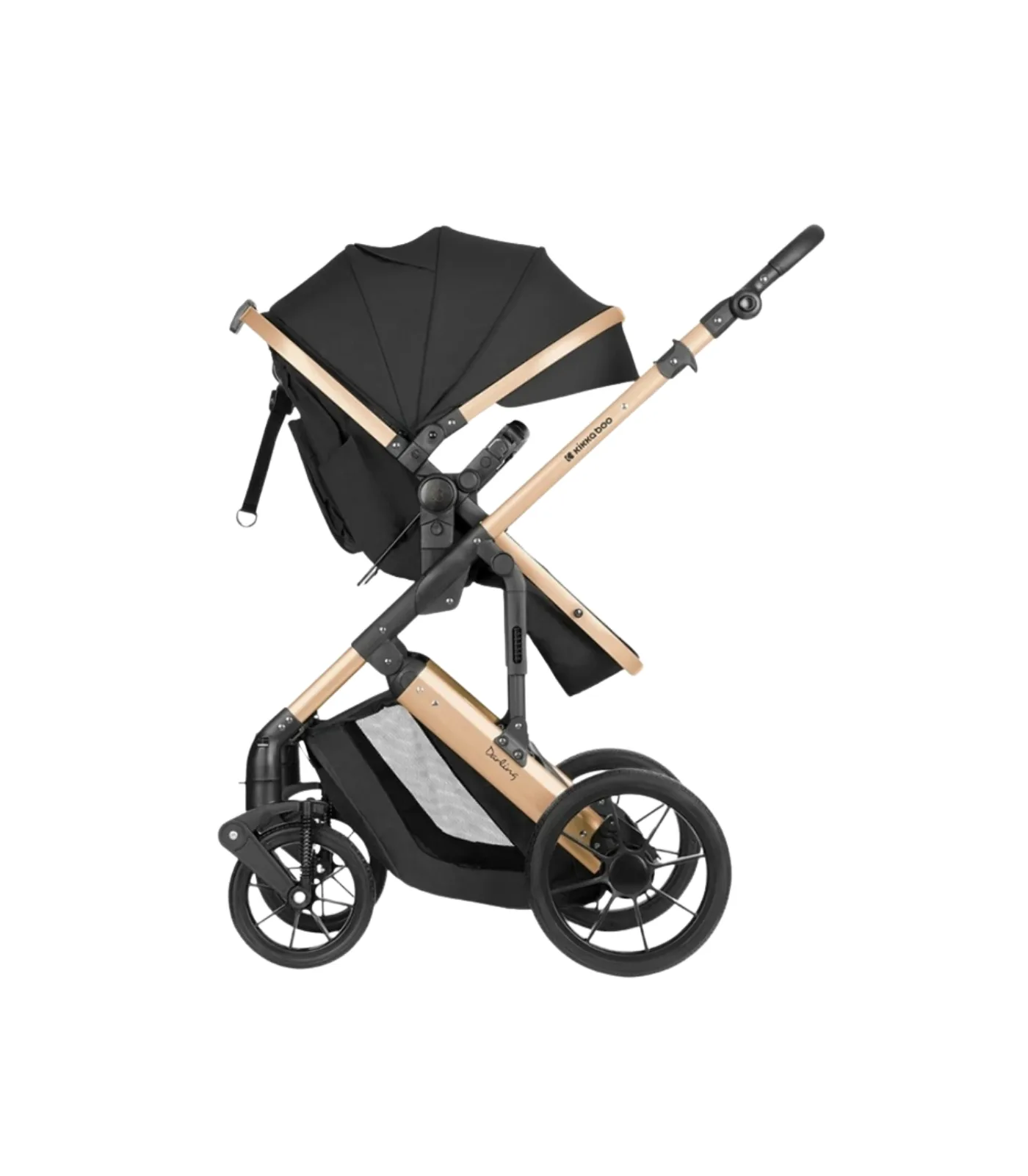 Kikka Boo Darling Premium kolica za bebe 3u1 Crna - Slika 9