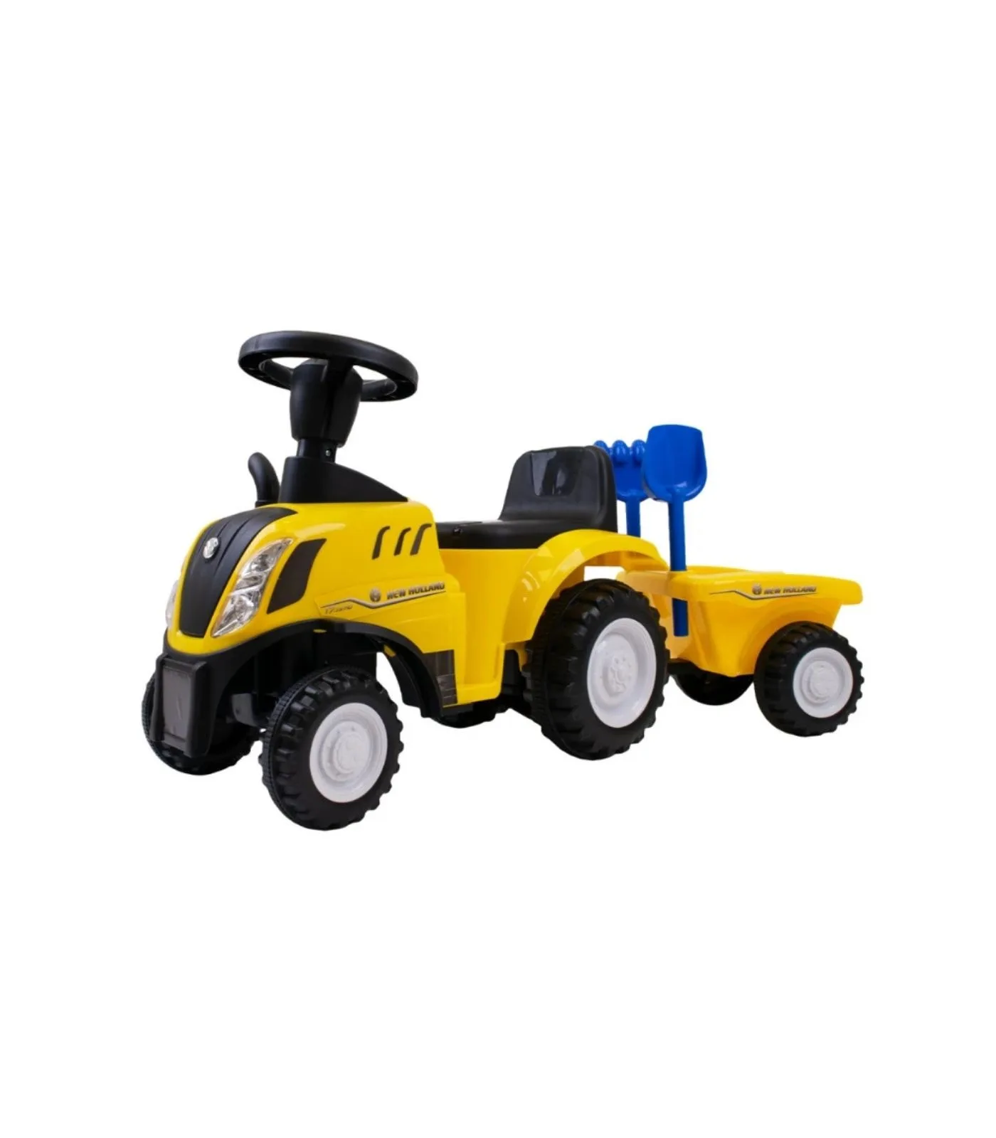 Jungle guralica za bebe Traktor sa lopaticama, Žuti - Slika 1