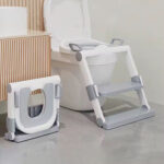 Dečiji adapter za wc šolju / stepenice sklopive za toalet - Slika 2