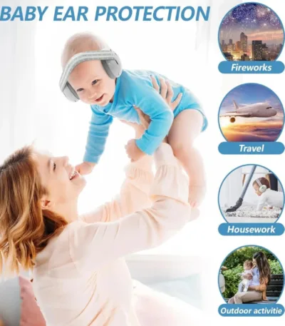 antifoni za decu,zaštita sluha beba,slušalice protiv buke za decu,antifoni bebe 5 boja,Muffy Baby antifoni