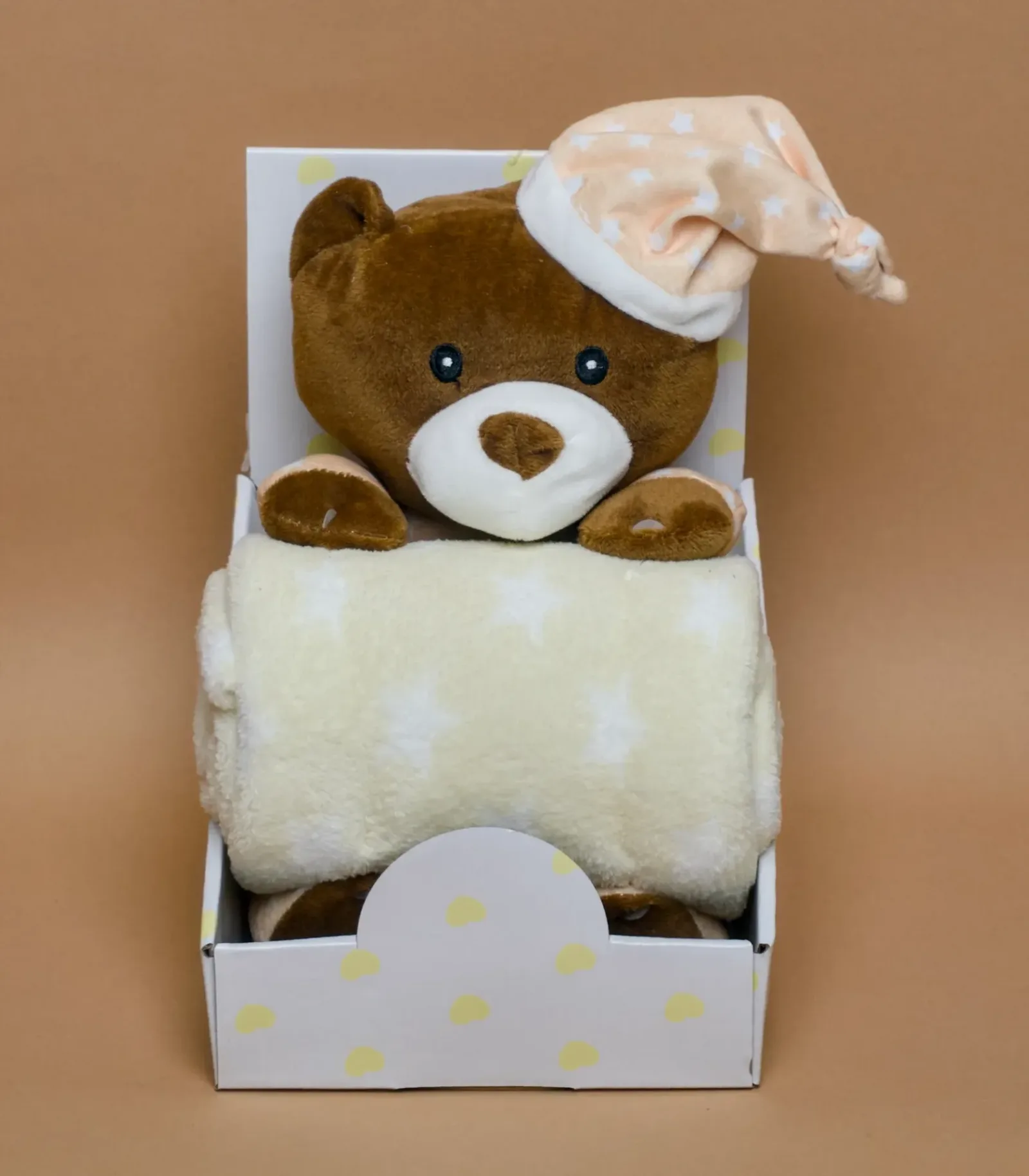 BBO Set igračka + ćebence – brown sleepy bear - Slika 2