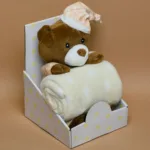 BBO Set igračka + ćebence – brown sleepy bear
