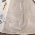 zimska jakna za bebe sa printom mamuta i medveda