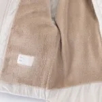 dečija prošivena jakna sa ušima i plišanim zekon