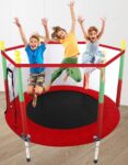 dečija trambolina sa mrežom – mini igraonica za bezbednu zabavu kod kuće
