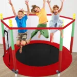 dečija trambolina sa mrežom – mini igraonica za bezbednu zabavu kod kuće