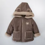 dečija zimska jakna sa ušima i krznom