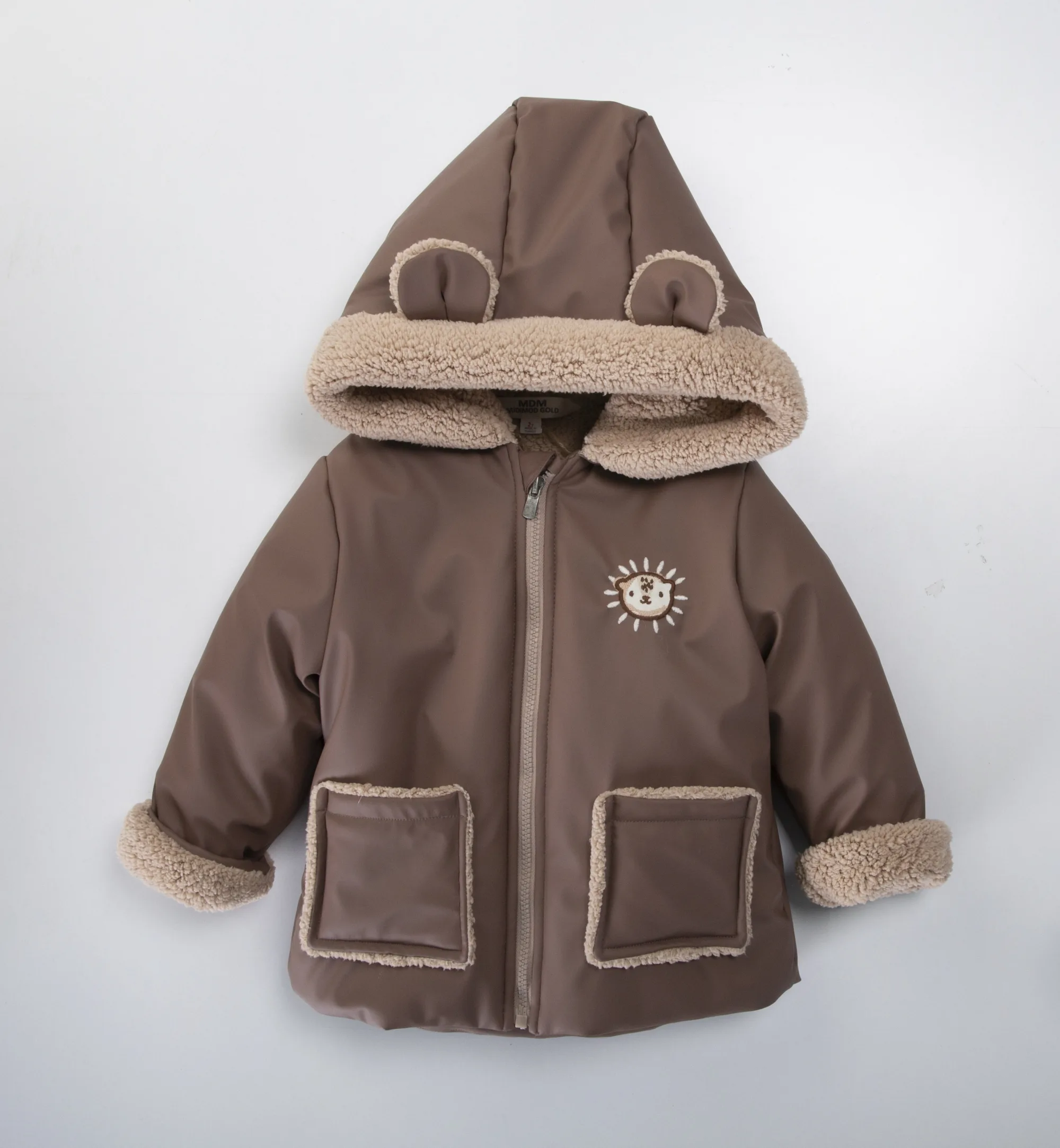 dečija zimska jakna sa ušima i krznom