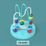 drvena edukativna igračka – lavirint sa perlicama (razne boje) sp5