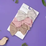 trake za glavu sa mašnama za bebe – set od 3 komada