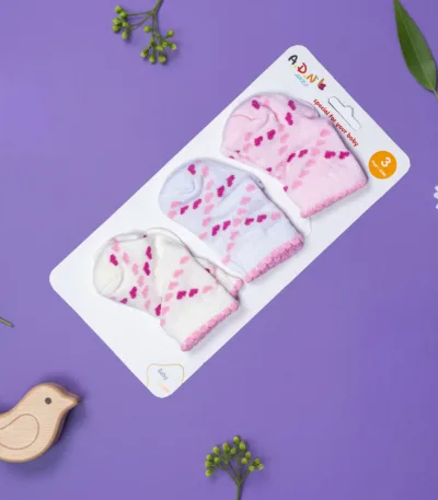 set ženskih bebi čarapica – 3 para sp3