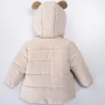 zimska jakna za decu sa medom i kapuljačom
