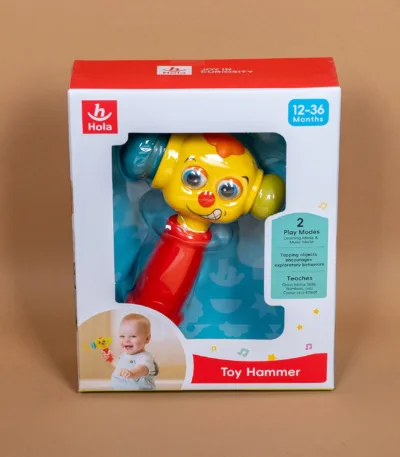muzički edukativni čekić 3115 sa svetlima – toy hammer (12–36 meseci)