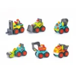 set građevinskih vozila 3116b – super construction vehicles (6 kom) (18m+)