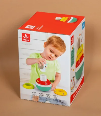 roly poly unicorn 3136 – 3u1 klackalica, slagalica i zvečka (3–36 meseci)