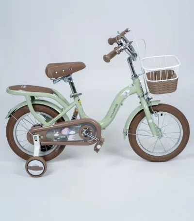 dečiji bicikl 5802 sa pomoćnim točkićima i korpom – 3 boje