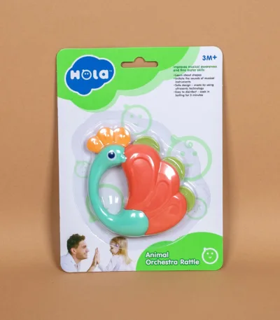 zvečka i glodalica e318b 1 – pauk (animal orchestra rattle) (3m+)