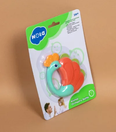 zvečka i glodalica e318b 1 – pauk (animal orchestra rattle) (3m+)
