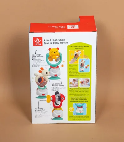 igračka za hranilicu 2u1 – ribica sa vetrenjačom e7975a (6–24 meseca)