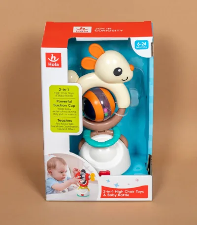 igračka za hranilicu 2u1 – ribica sa vetrenjačom e7975b (6–24 meseca)