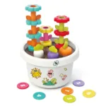 montesori igračka he795800 – saksija sa cvetićima i šargarepama (explore potted plant) (12–36m)