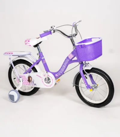 dečiji bicikl 663 sa pomoćnim točkićima i korpom – 3 boje