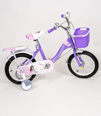 dečiji bicikl 663 sa pomoćnim točkićima i korpom – 3 boje