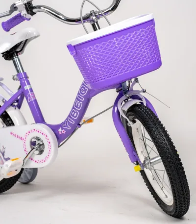 dečiji bicikl 663 sa pomoćnim točkićima i korpom – 3 boje