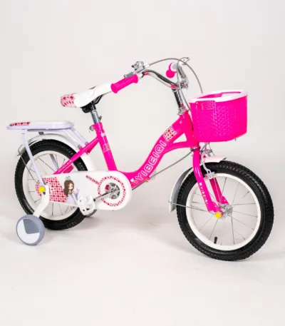 dečiji bicikl 663 sa pomoćnim točkićima i korpom – 3 boje