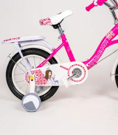 dečiji bicikl 663 sa pomoćnim točkićima i korpom – 3 boje