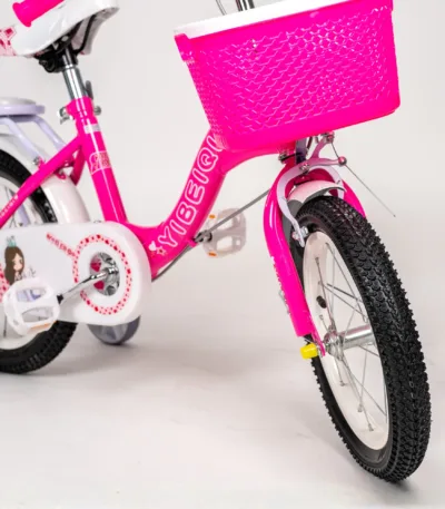 dečiji bicikl 663 sa pomoćnim točkićima i korpom – 3 boje