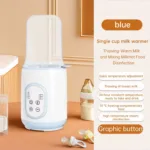 grejač flašica 3u1 – single cup milk warmer (odmrzavanje, grejanje, dezinfekcija) – pink/grey/blue