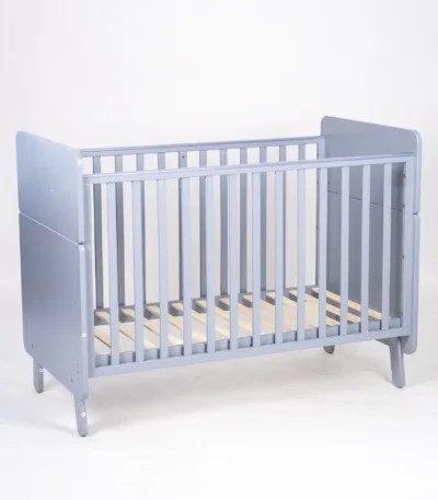 dečiji drveni krevetac kj311 koji se pretvara u krevet, sa baldahinom (2 visine dušeka)