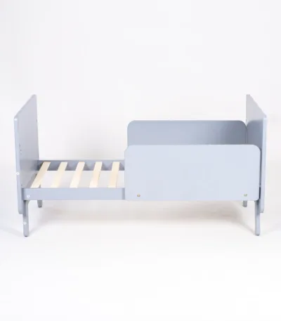 dečiji drveni krevetac kj311 koji se pretvara u krevet, sa baldahinom (2 visine dušeka)