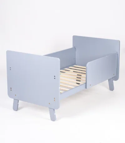 dečiji drveni krevetac kj311 koji se pretvara u krevet, sa baldahinom (2 visine dušeka)