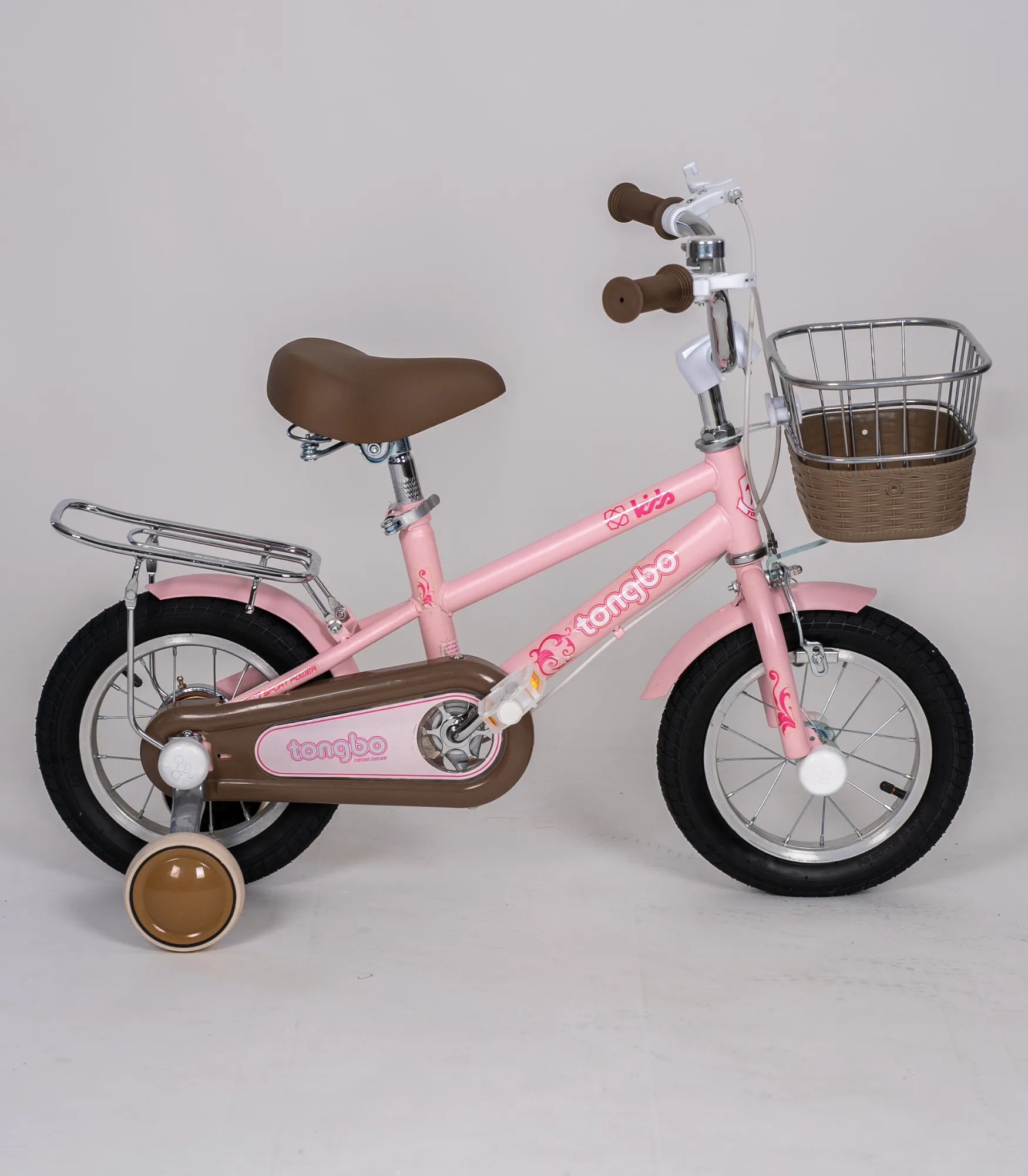 dečiji bicikl y 2402 sa pomoćnim točkićima i korpom – veličina 12" / 14” / 16”