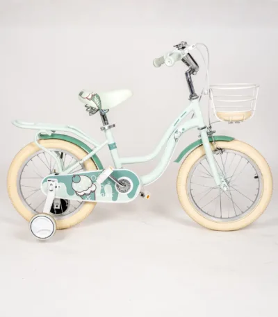 dečiji bicikl yy 109 sa korpom i pomoćnim točkićima – 3 boje (12/16/20) 12*, zelena