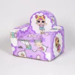 dečija sklopiva foteljica od sunđera – mekana fotelja koja se pretvara u ležaljku (11 dezena)